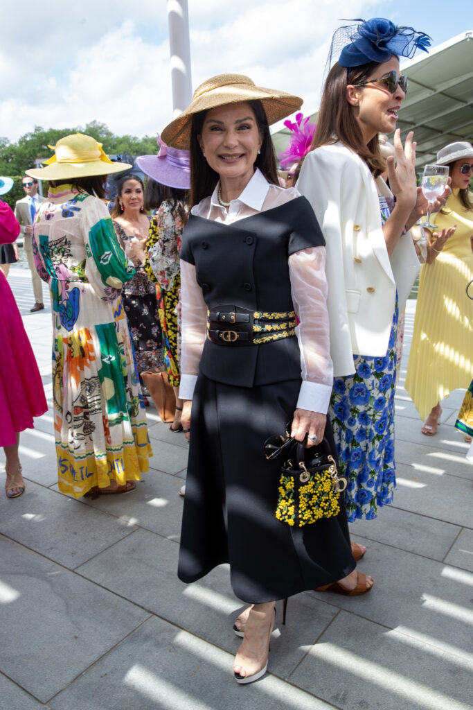 Cynthia Petrello at the Hermann Park Conservancy's 'Hats in the Park' luncheon (Photo by Jenny Antill)