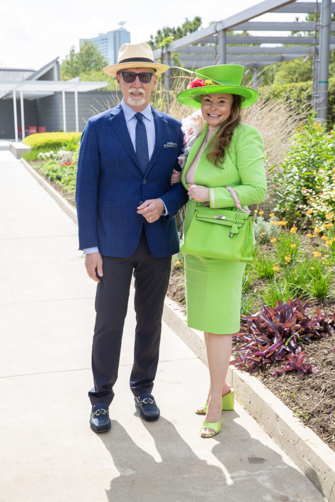 Don & Ann Short at the Hermann Park Conservancy's 'Hats in the Park' luncheon (Photo by Jenny Antill)