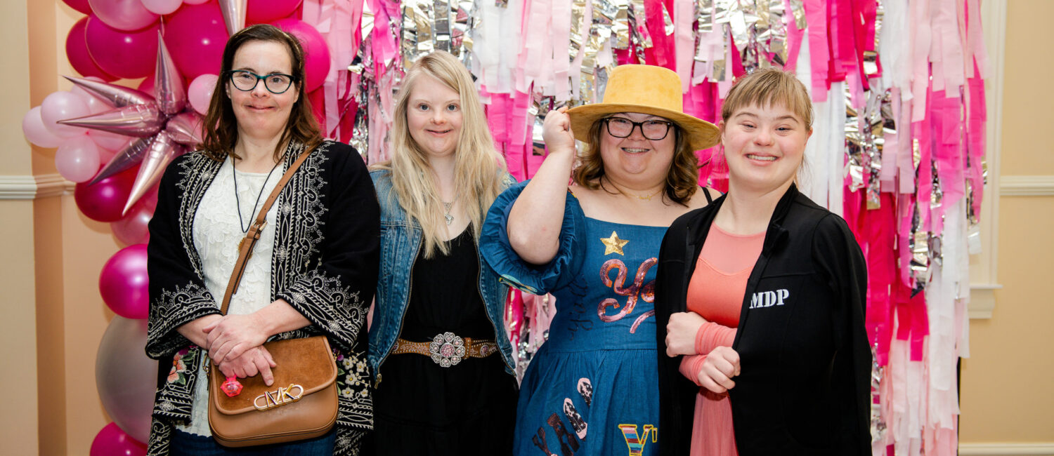 Down – Kimberly Blackmon, Candace Moffitt, Lauren Fairchild, Emily Landrum attend Bubbles, Boots, and Bingo.