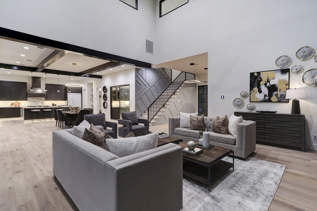 refuGe Design Studio modern farm house in Bellaire, Texas.