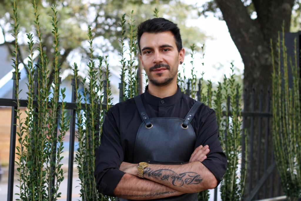 Chef Ilias Gugole of Concura took on the second night of the dinner series. 
(photo by: CKO Digital)