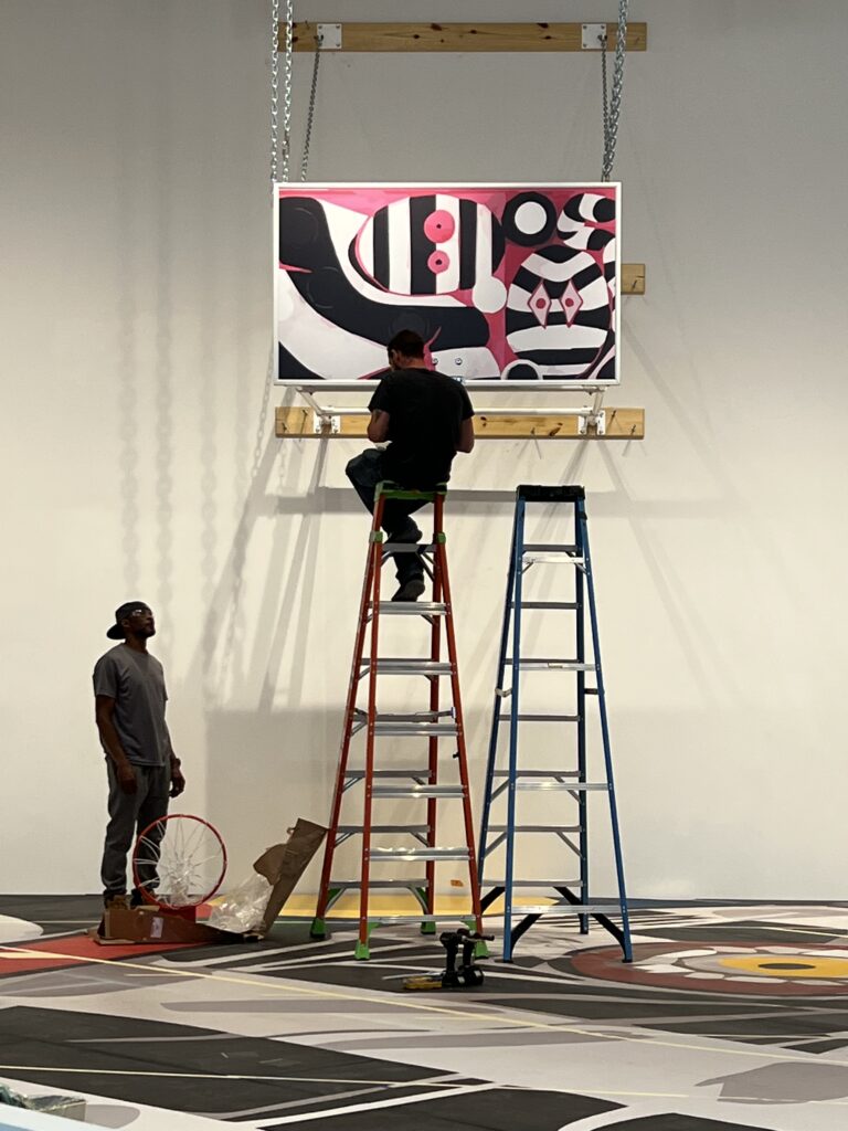 Behind the scenes at CAMH COURT (Photo by CDA) 