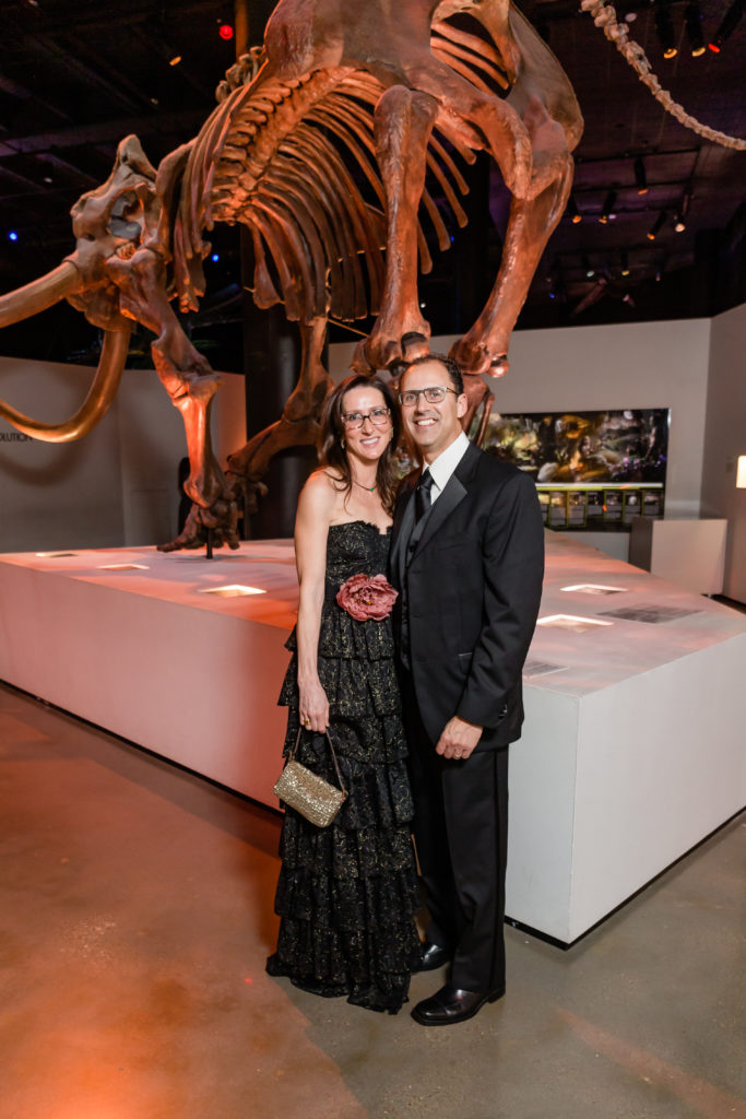 Drs. Raffaella Righetti, Eric Peter Sabonghy at the inaugural CEO Foundation gala held at the Houston Museum of Natural Science.