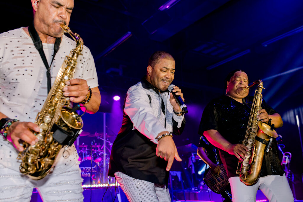 Kool and The Gang rocked the house, including the full horn section. (Photo by Canon Elizabeth Photography)