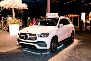 JCB – One lucky raffle winner now has this Mercedes to remember the evening. (Photo by Canon Elizabeth Photography)