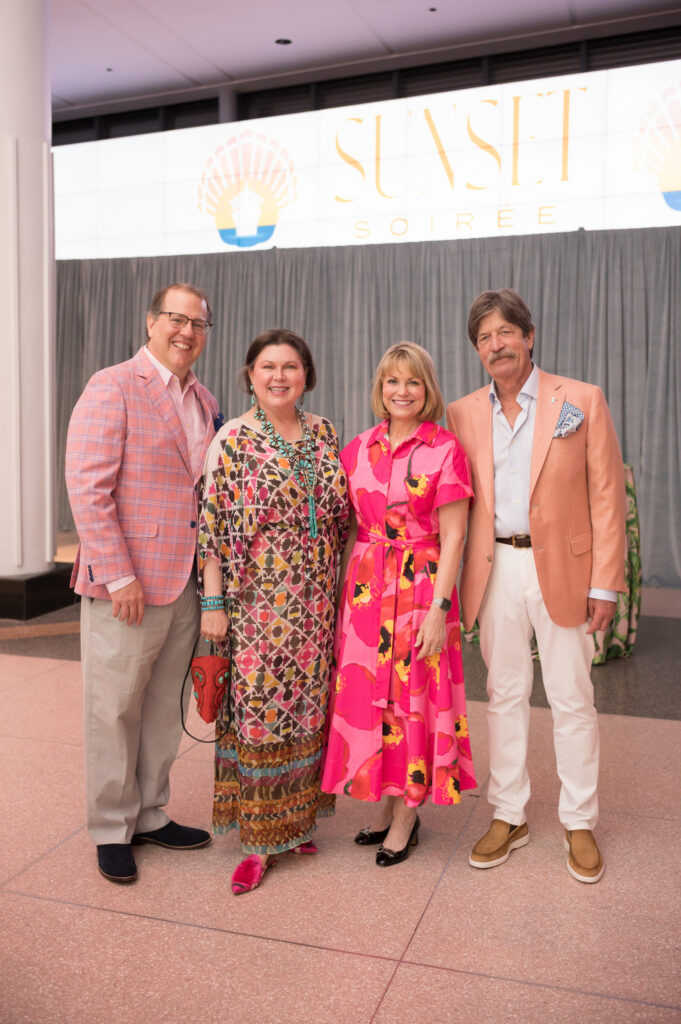 Jim Jordan & Shawn Stephens, Kelley & Stephen Lubanko at the Houston Museum of Natural Science 'Sunset Soirée' (Photo by Daniel Ortiz)