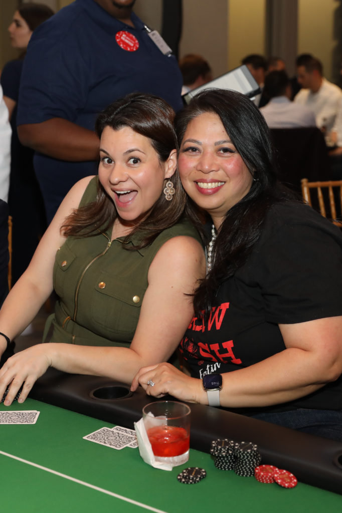 Liz Shuler, Nicole Burford at the Oil & Gas Texas Hold ‘Em Tournament benefiting YES Prep.