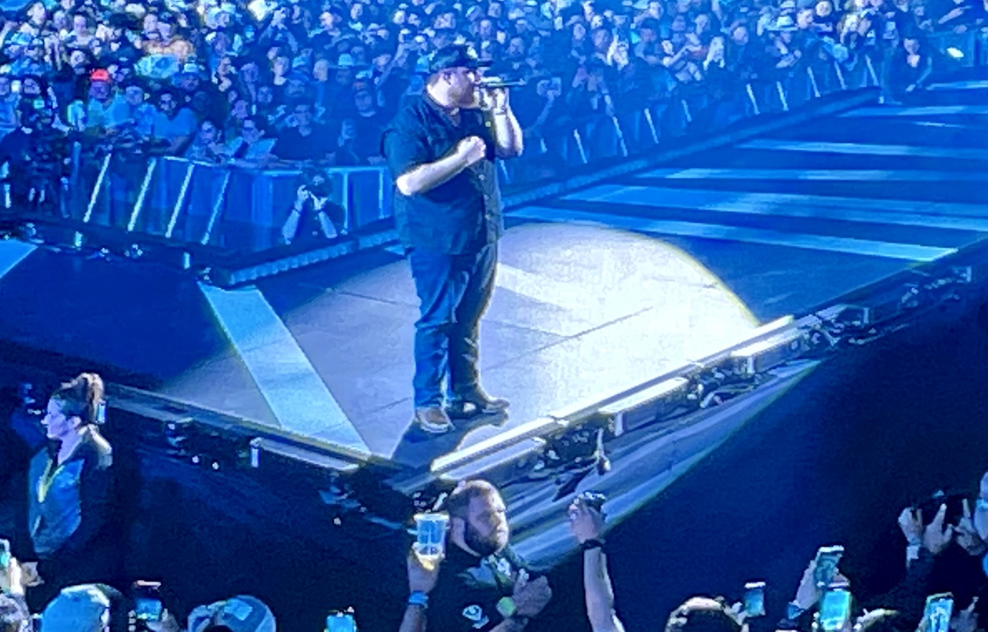 Luke Combs – Gave 50,000 fans a night to remember in Arlington on Saturday. (Photo by Courtney Dabney)