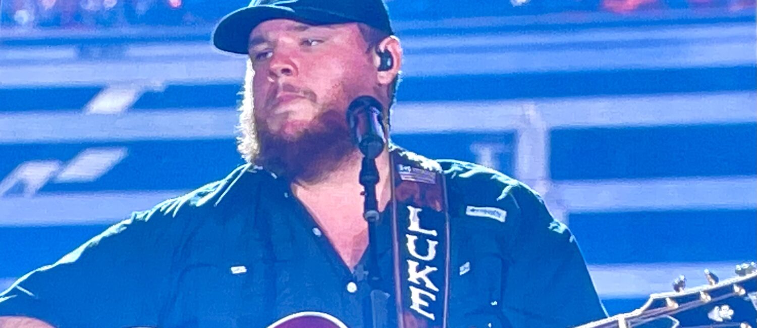 Luke Combs – Took to the stage at Arlington’s AT&T Stadium Saturday evening. (Photo by Courtney Dabney)