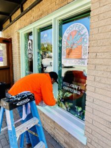 Boulevard of Greens is also home to Roots in Bloom coffeeshop. It’s soon to open along Magnolia.