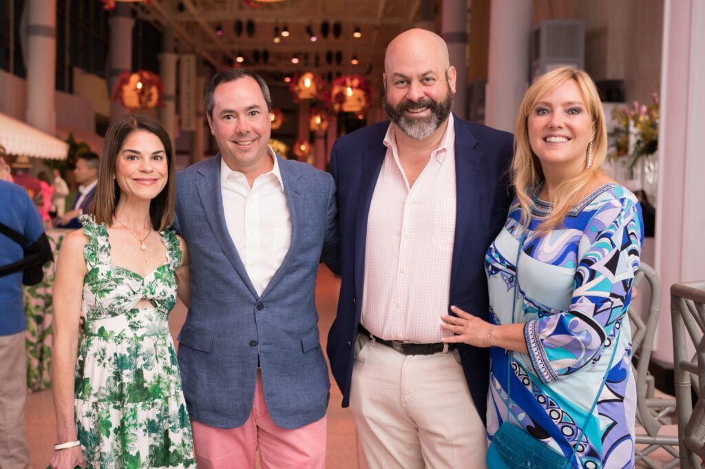 Margaret & Ben Bravo, Peter Bowden, Mary Helen Norman at the Houston Museum of Natural Science 'Sunset Soirée' (Photo by Daniel Ortiz)