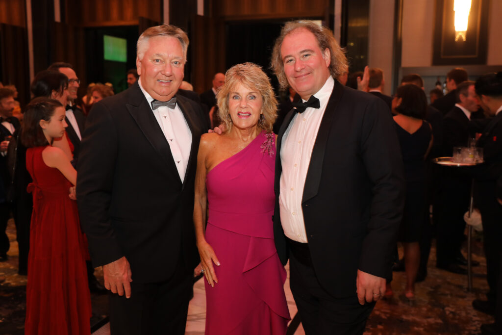 Steve & June Barth, Antoine Plante at the Mercury Chamber Orchestra Gala. 