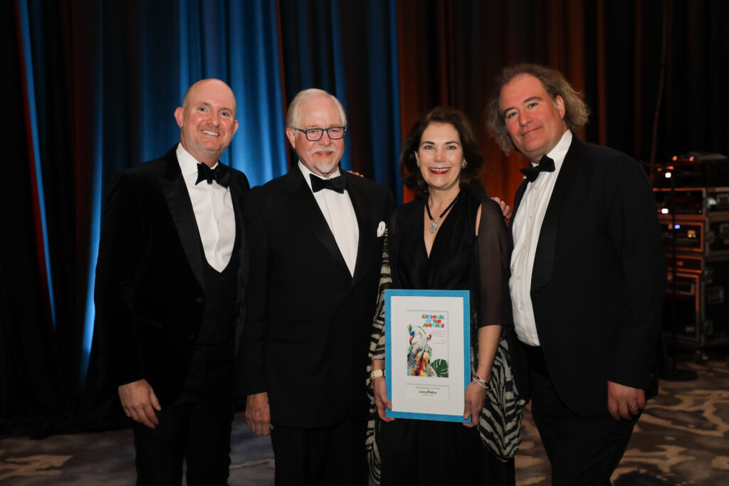 Brian Ritter, Blake Eskew, Kelly Rose, Antoine Plante at the Mercury Chamber Orchestra Gala. 