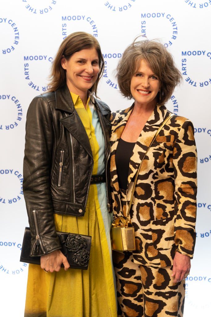 Allison Ayers, Melissa Grobmyer at Moody Center for the Arts' A Dinner for the Moody  (Photo by Daniel Ortiz)