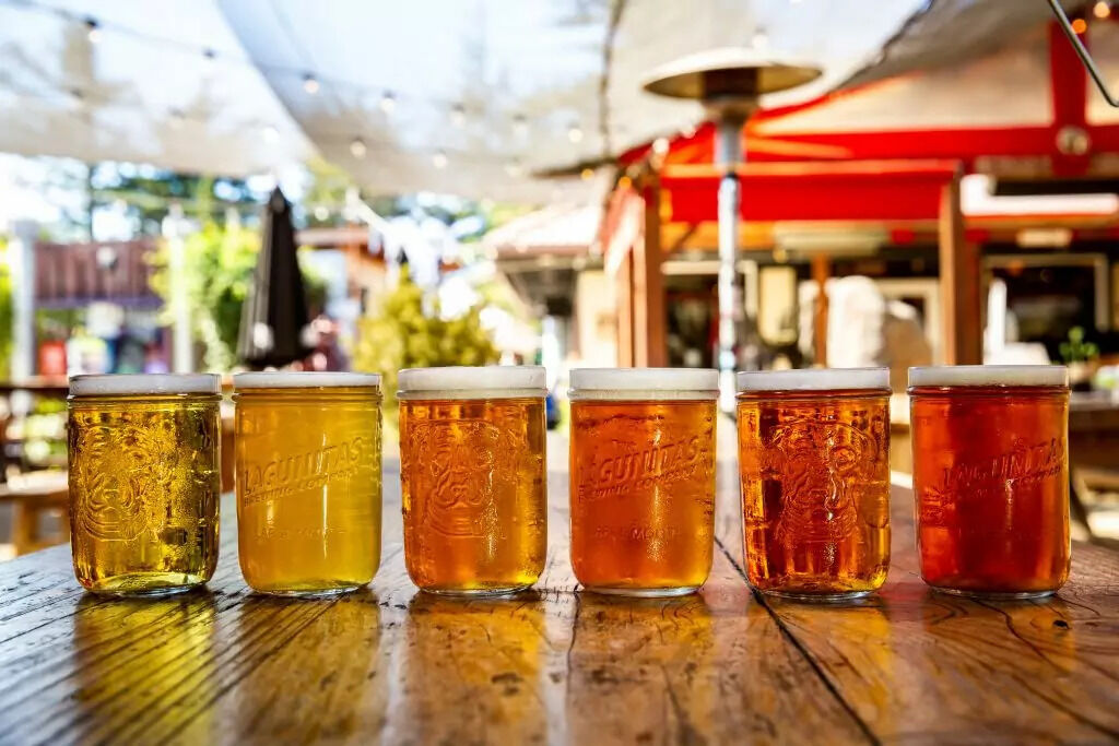 One of the best Fort Worth patio restaurants is the shady beer garden of Flying Saucer Draught Emporium.