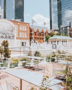 Patio – Paco’s Mexican Cuisine overlooking Sundance Square.