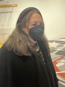 Power gallerist Barbara Davis turned up for CAMH COURT. (Photo by Lester Marks)