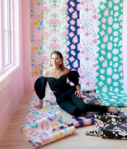 Lele Sadoughi is opening up a new River Oaks District boutique, featuring her signature wallpaper.