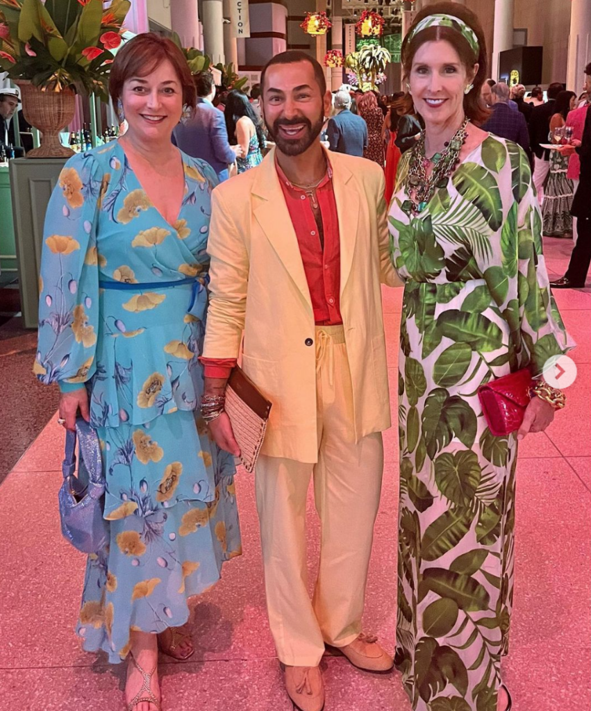 Leigh Smith, Fady Armanious, Phoebe Tudor at the Houston Museum of Natural Science gala (Instgram photo)