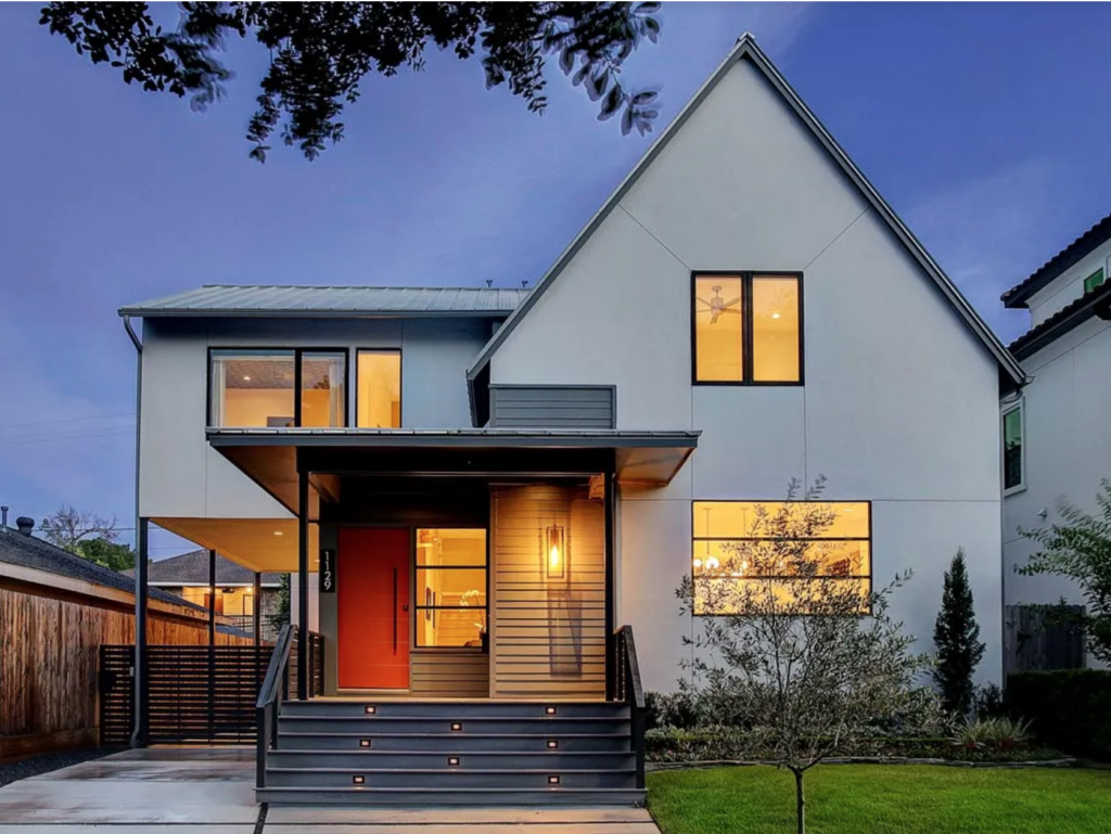 2Scale Architects dwelling in Montrose's Hyde Park neighborhood (Photo by TK Studio)