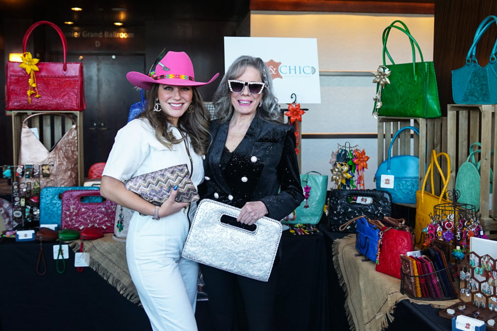 Chelsea Coburn, Susan Coburn at the Houston Livestock Show and Rodeo Trailblazers Awards luncheon. (Photo by Houston Livestock Show and Rodeo)