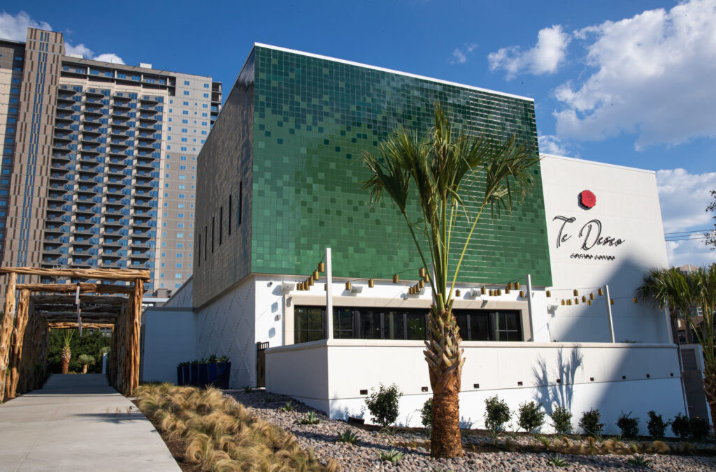 Te Deseo, one of the city's most favored new restaurants, is just a short walk away from Bleu Ciel.