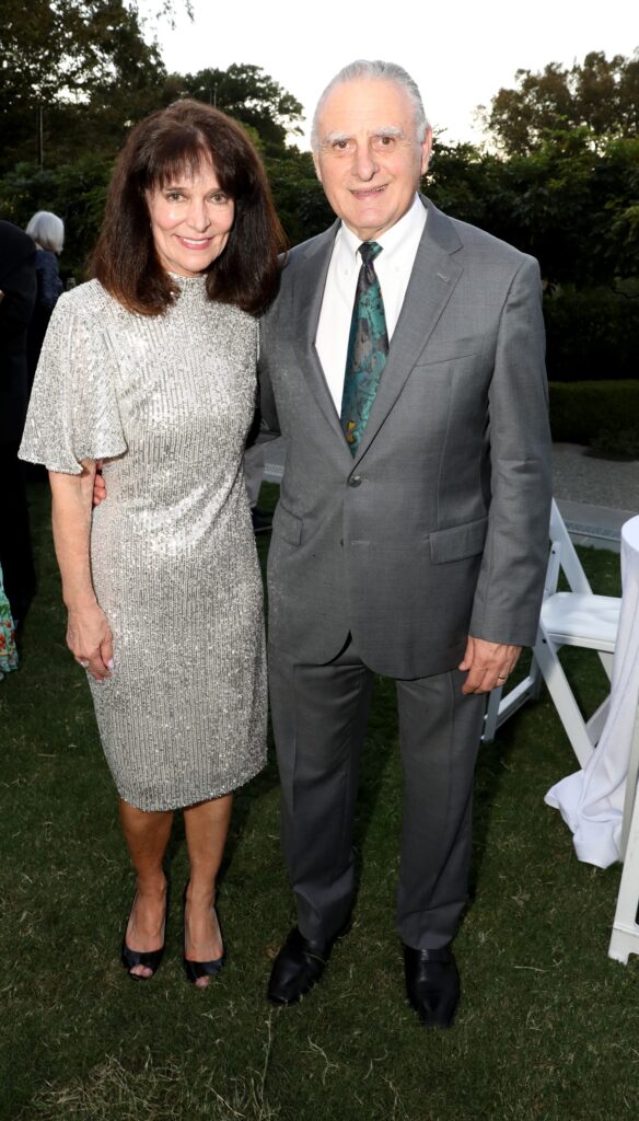 Ruby Red Gala chair, Sharon & Maurice Ballew (Photo by Danny Campbell and Rob Wythe/Wythe Portrait Studio)