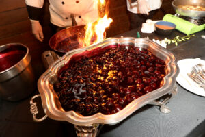 Flaming Cherries Jubilee (Photo by Danny Campbell and Rob Wythe/Wythe Portrait Studio)