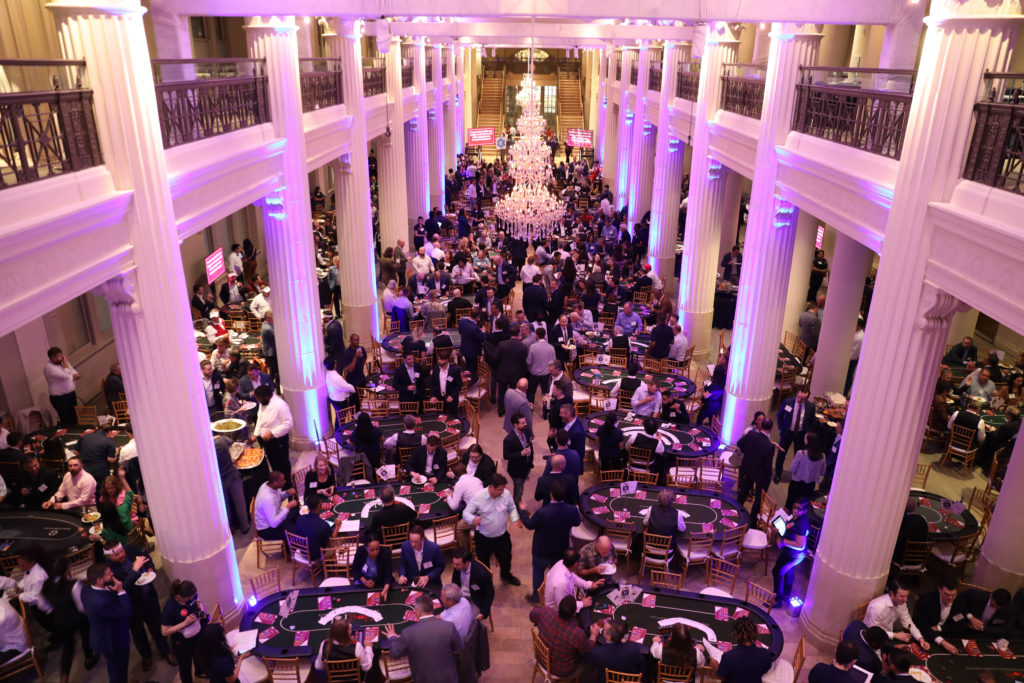 The Corinthian is packed with 500 guests attending the 18th annual Oil & Gas Texas Hold ‘Em Tournament benefiting YES Prep.