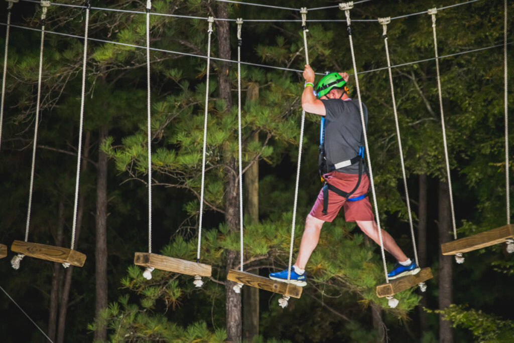 The Woodlands can be an outdoor adventure land.