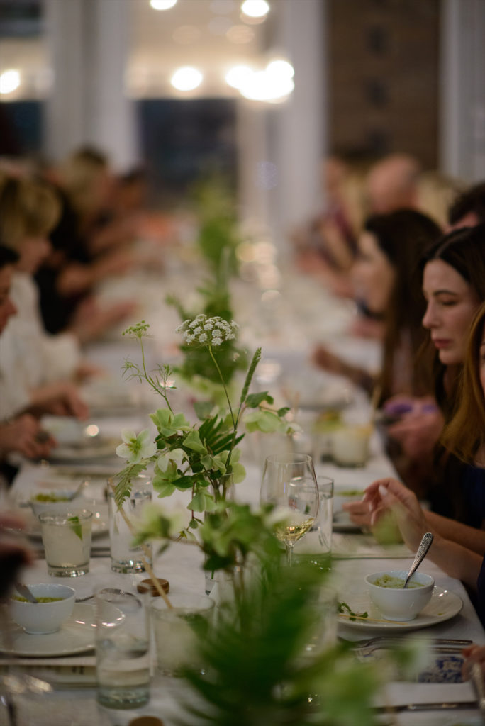 Guests at the Dallas Contemporary Spring Exhibitions Benefit Dinner.  (Photo by Sheryl Lanzel)