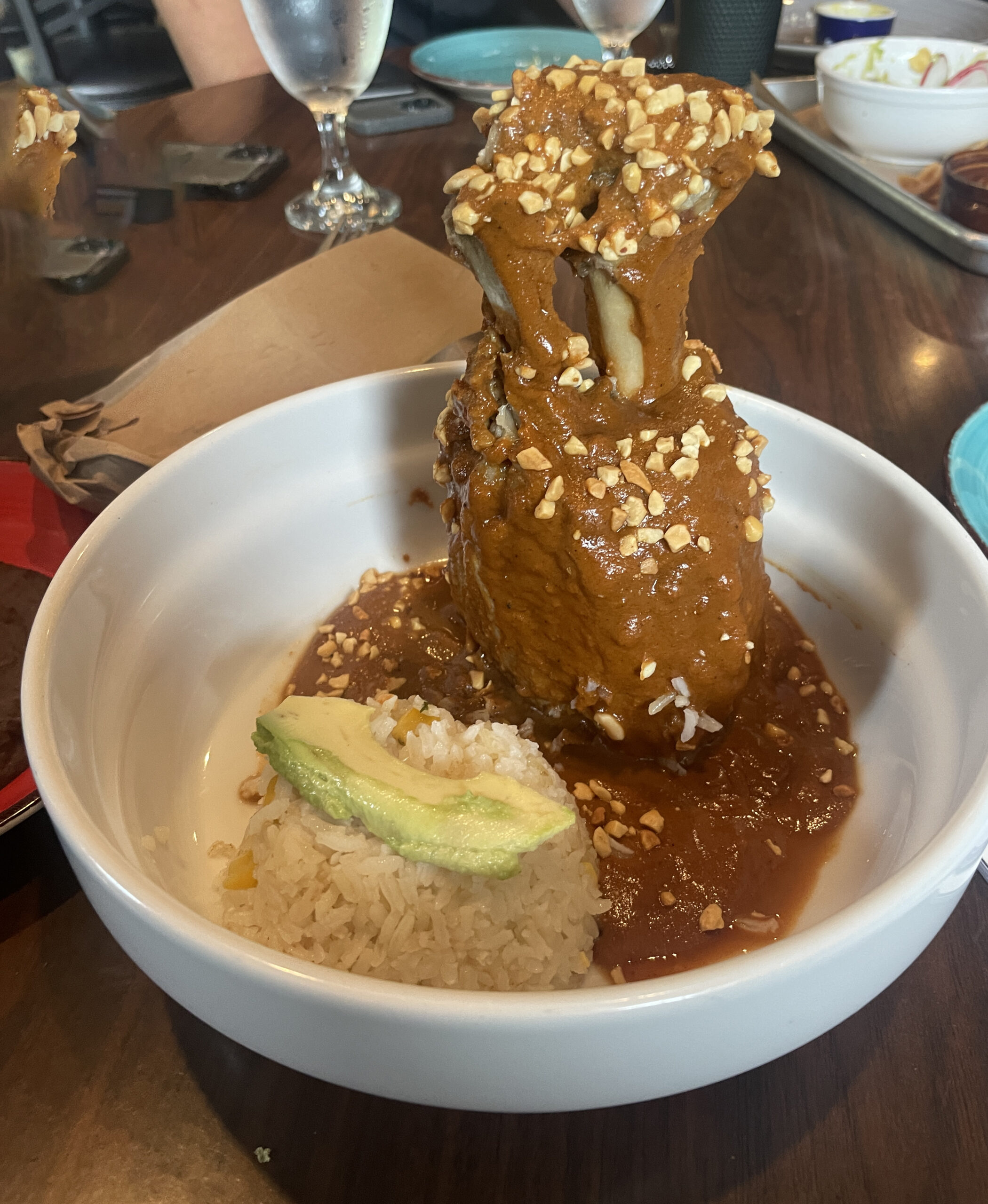 The presentation on the osso is unique at Uli's Kitchen.