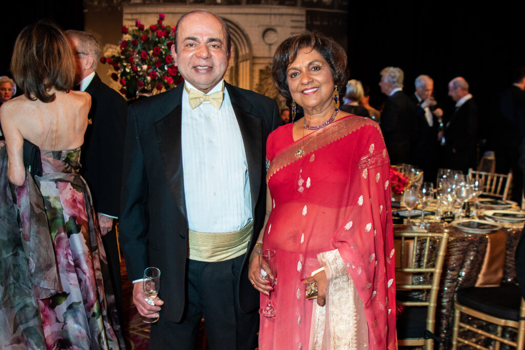 Samuel & Omana Abraham at the Houston Grand Opera Ball (Photo by Michelle Watson/CatchLight Group)