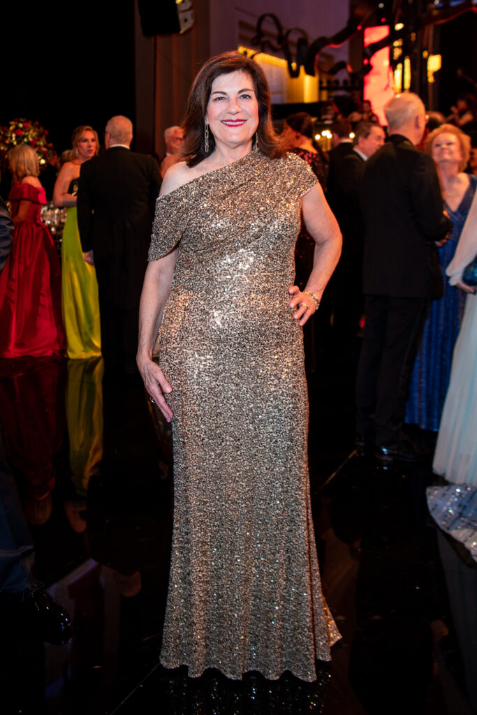 Ellie Francisco in Badgley Mischka at the Houston Grand Opera Ball (Photo by Michelle Watson/Catchlight Group)