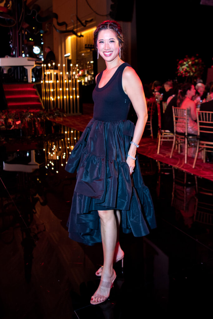 Carolyn Chao Sabat in Alexander McQueen at the Houston Grand Opera Ball (Photo by Michelle Watson/Catchlight Group)