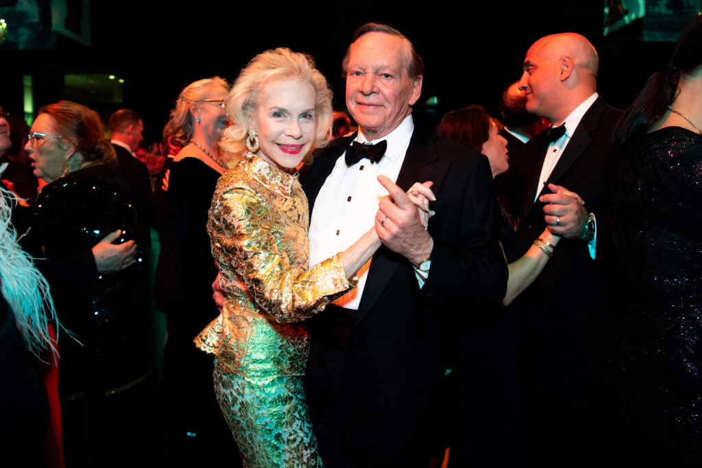 Lynn Wyatt, Richard Flowers at the Houston Grand Opera Ball (Photo by Michelle Watson/CatchLight Group)