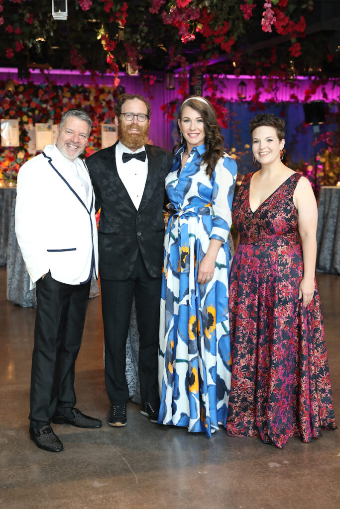 Stages artistic director Kenn McLaughlin, gala chairs Garrett & Alicia Gordy, Stages managing director Katie Maltais at Stages Gala at The Gordy. (Photo by Priscilla Dickson)