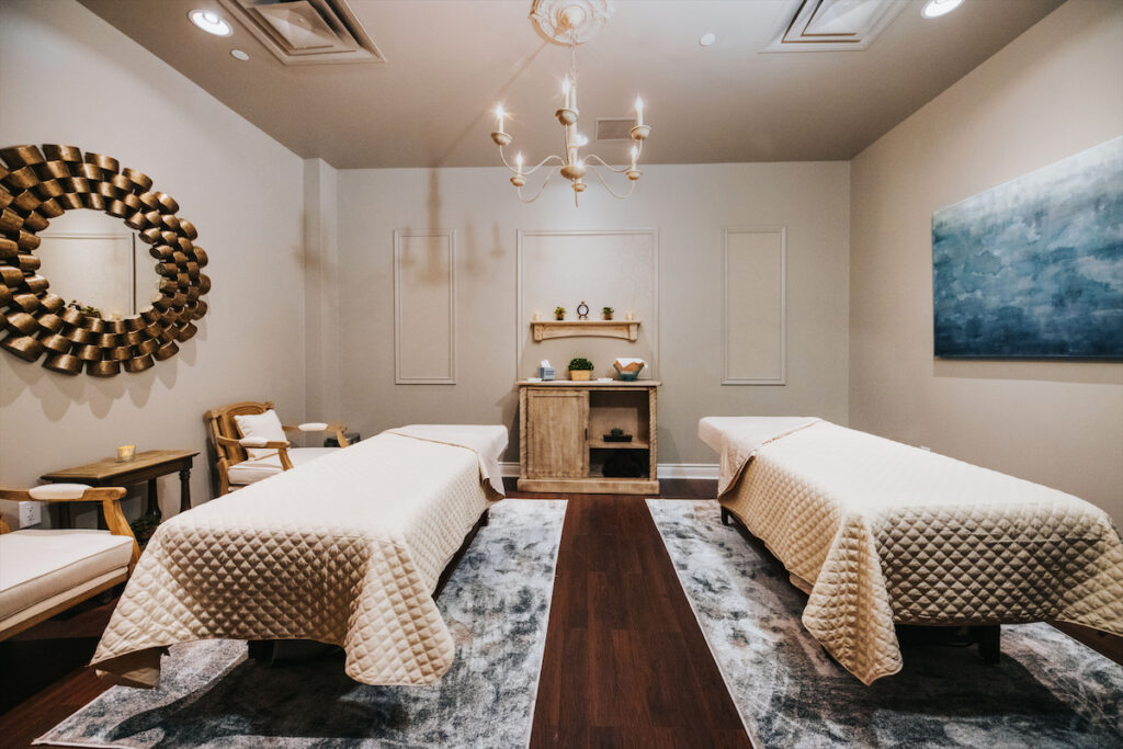 Woodhouse Spa offers a polished day spa escape with a wide-ranging menu that spans massages, facials, and body treatments. (Courtesy)