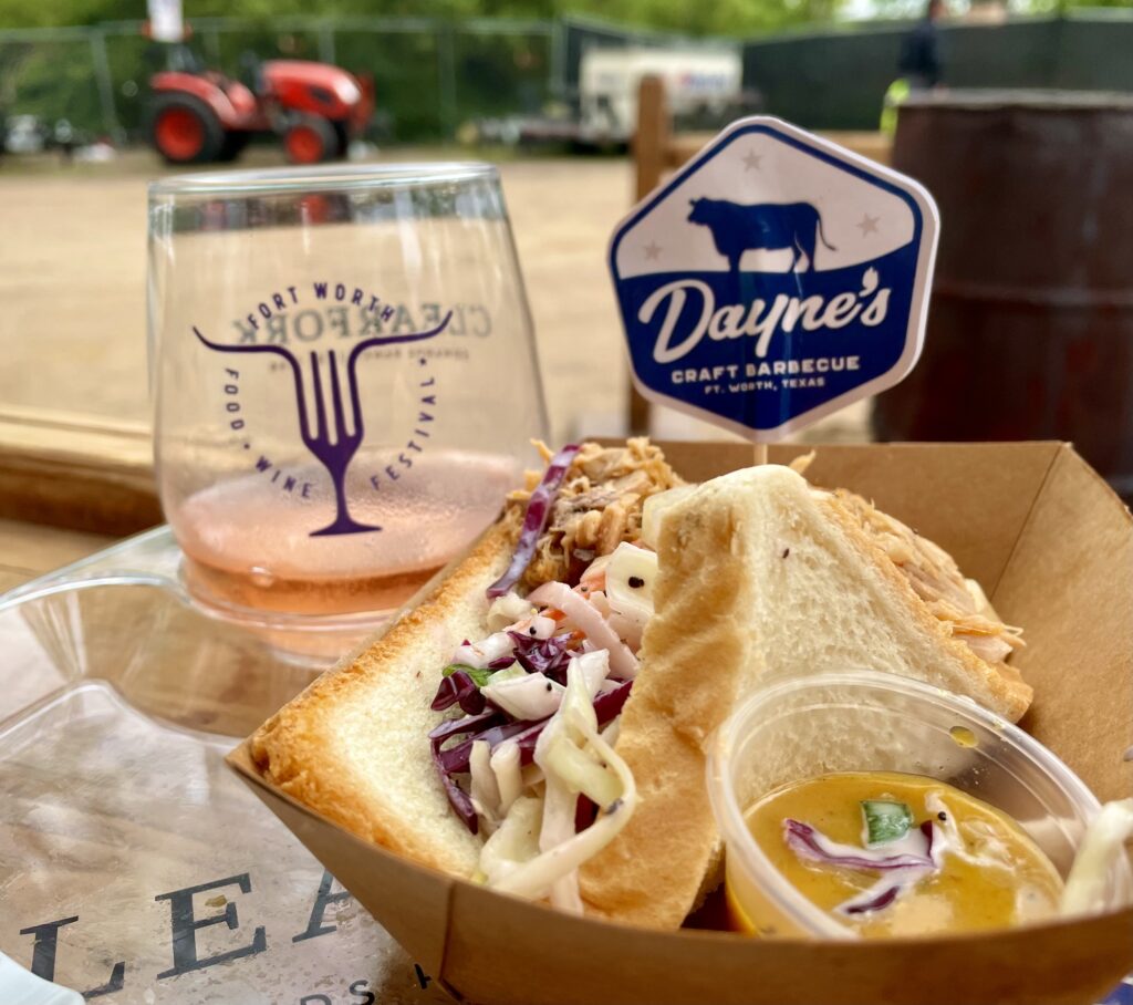 Dayne's Craft Barbecue went whole hog with a side of Texas gold sauce at Ring of Fire. (Photo by Courtney Dabney)