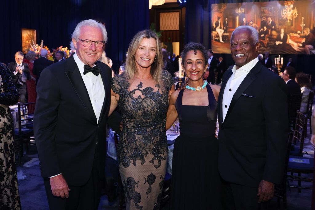Siggi & Suzanne Meissner, Dina & Tony Chase at the Alley Ball (Photo by Priscilla Dickson and Jacob Powers)