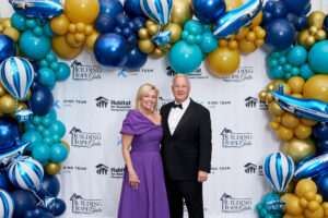 Larry and Connie Abston. Connie was chair of the VIP party. (Photo by Derrick Bryant)