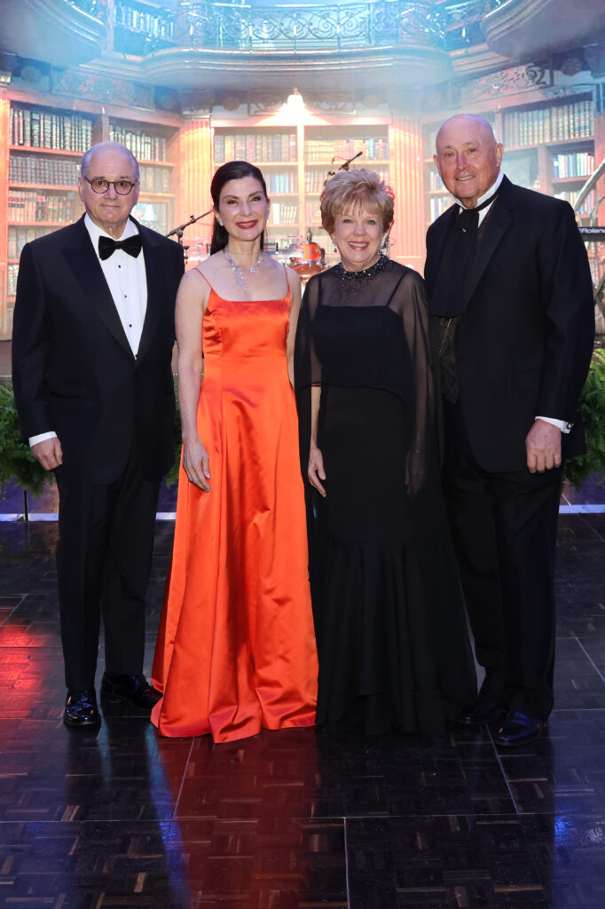 Cynthia & Anthony Petrello, Jill & Allyn Risley at the Alley Ball (Photo by Priscilla Dickson and Jacob Powers)