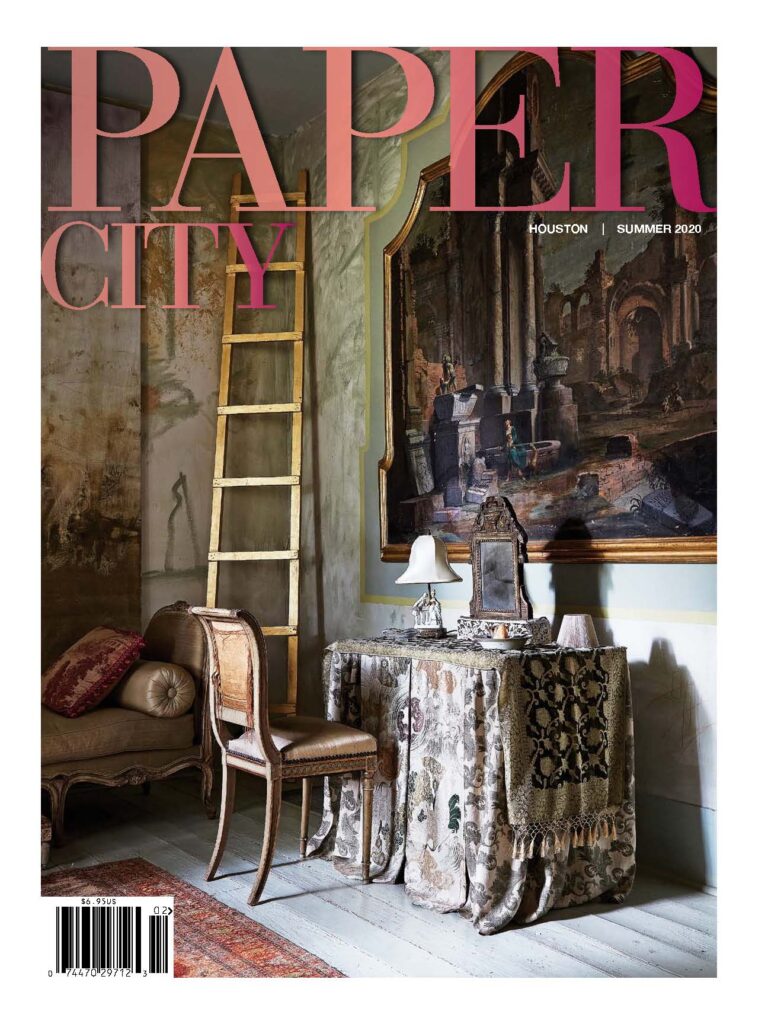 Salle Werner-Vaughn's Here & There on the cover story of PaperCity Houston's Summer 2020 issue