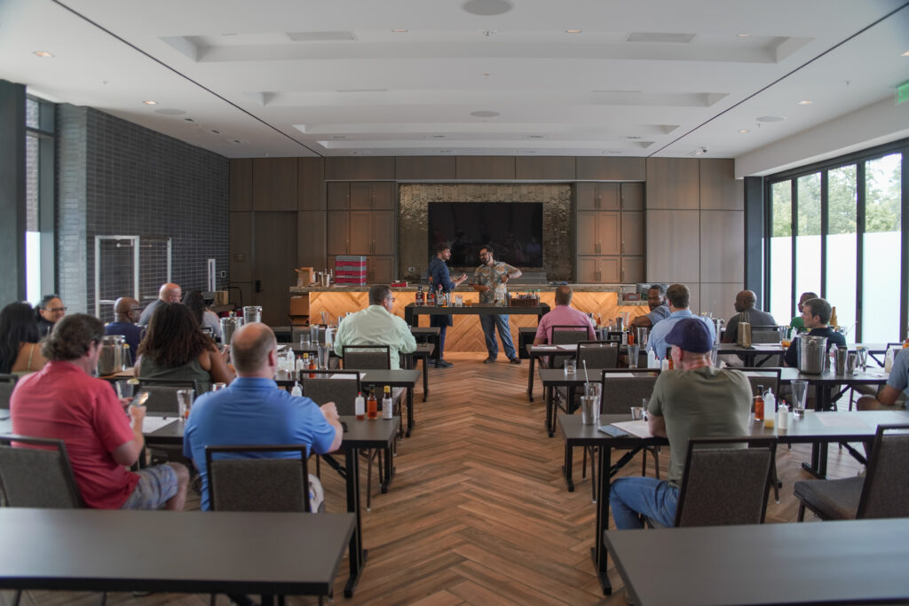 A Perfect Pour Whiskey Cocktail Class with Patrick Abalos of Not Too Sweet Ventures (Photo by Courtesy of HTX Whiskey Weekend)