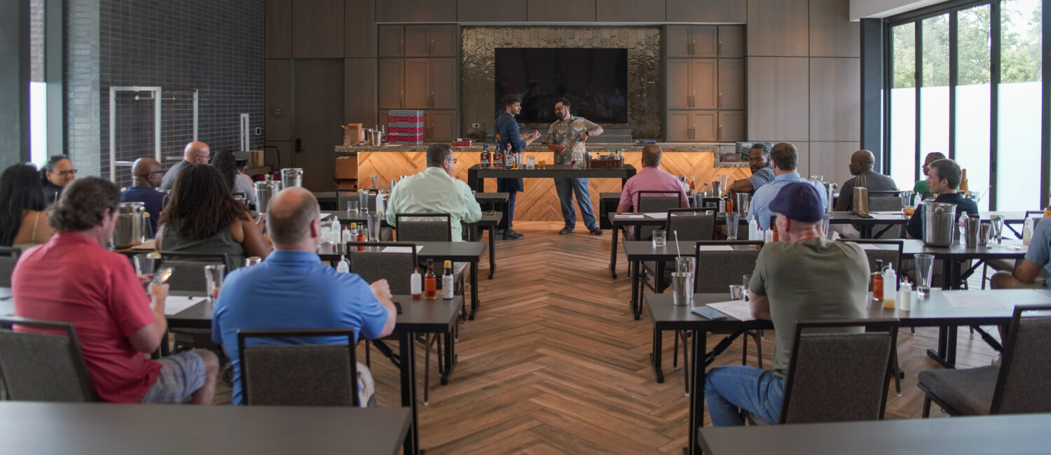 A Perfect Pour Whiskey Cocktail Class with Patrick Abalos of Not Too Sweet Ventures (Photo by Courtesy of HTX Whiskey Weekend)