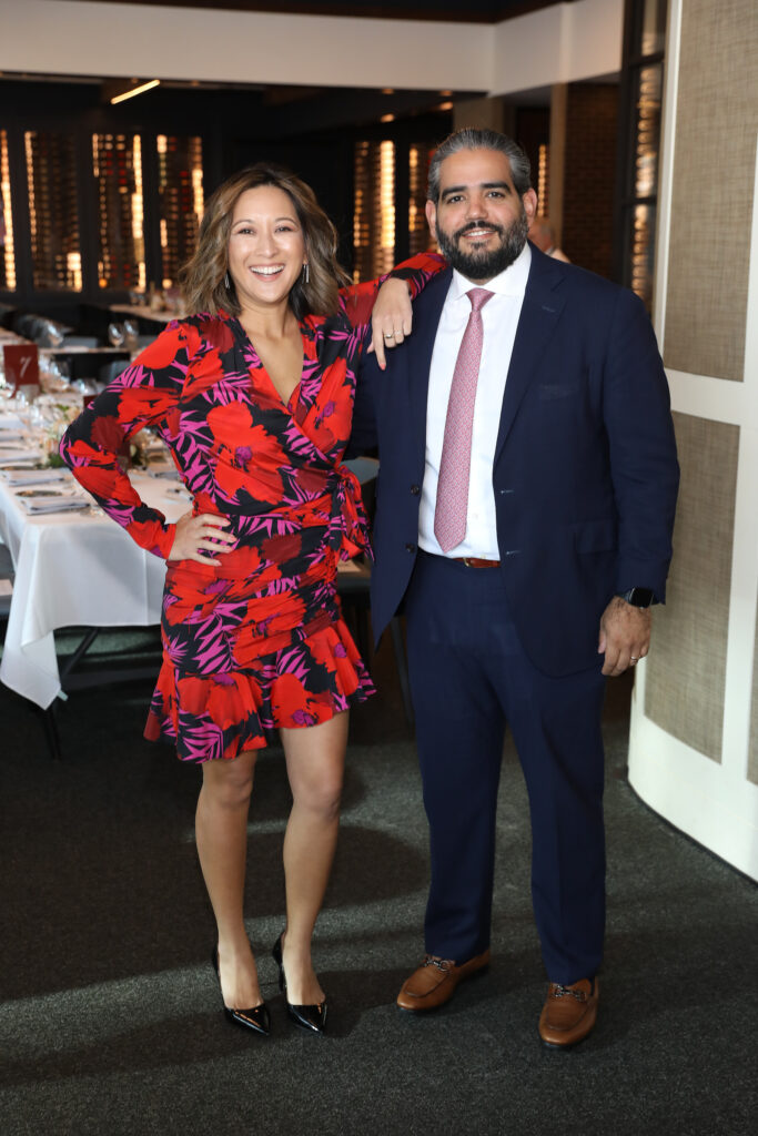 Adrienne Amin, Deyvis Salazar at the Houston Classical Charter School Foundational Dinner (Photo by Priscilla Dickson)