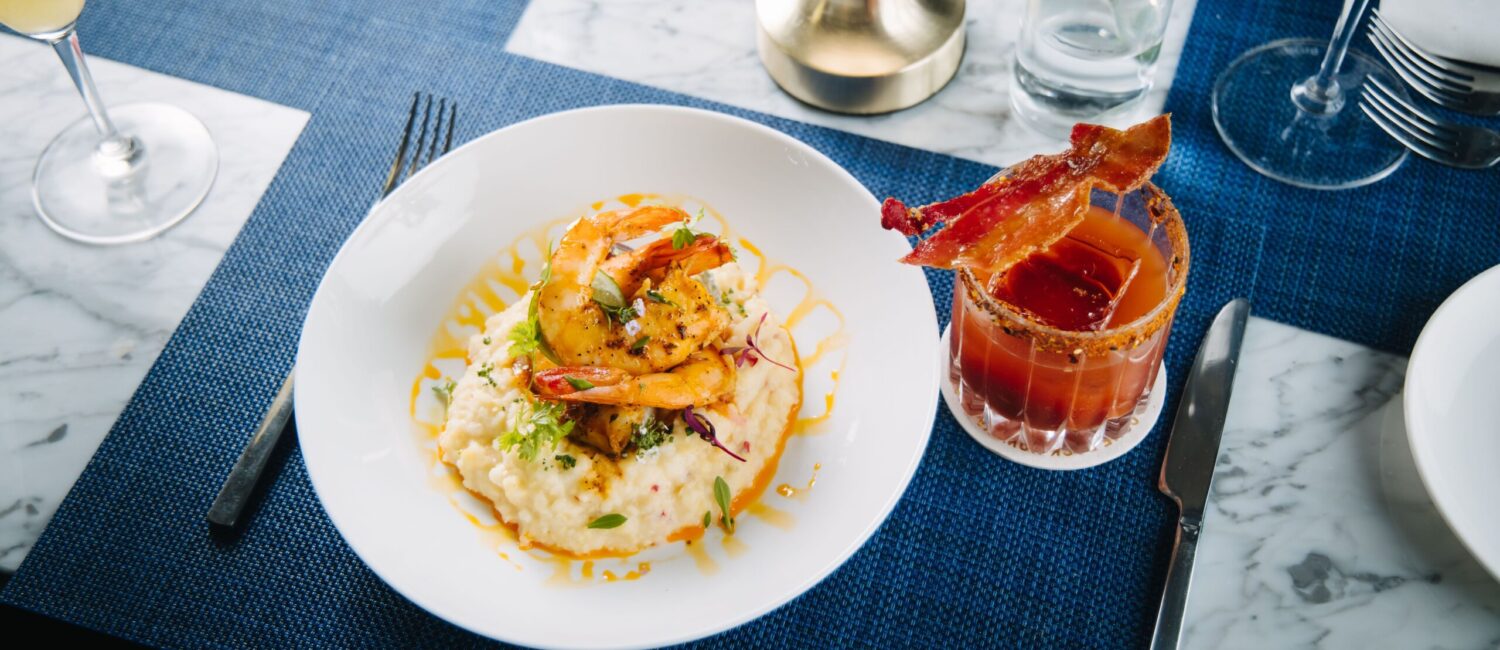 April – Lobster and grits is on the new brunch menu at Wicked Butcher inside The Sinclair in downtown Fort Worth.