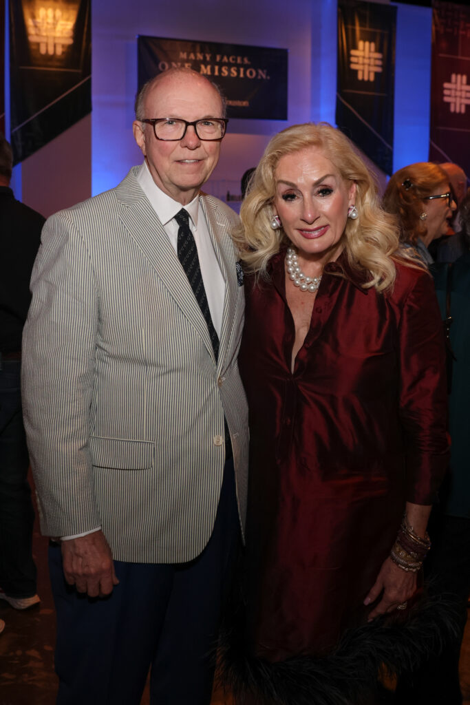 Dr. Arthur Jeske, Rebecca Jenkins at the UTHealth  Art of Gratitude celebration (Photo by Priscilla Dickson)