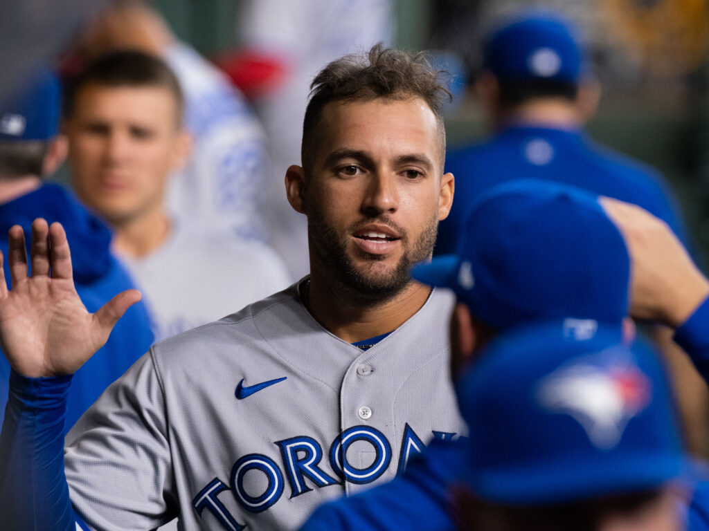 George Springer is still looking for big playoff success with the Blue Jays. (Photo by F. Carter Smith)