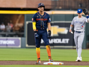 Houston Astros hosted George Springer and the Toronto Blue Jays at Minute Maid Park
